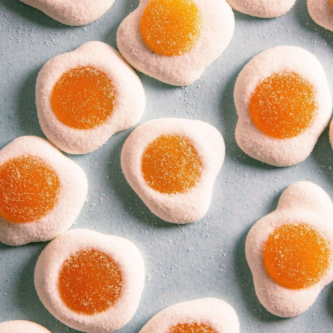 Gummy Fried Eggs