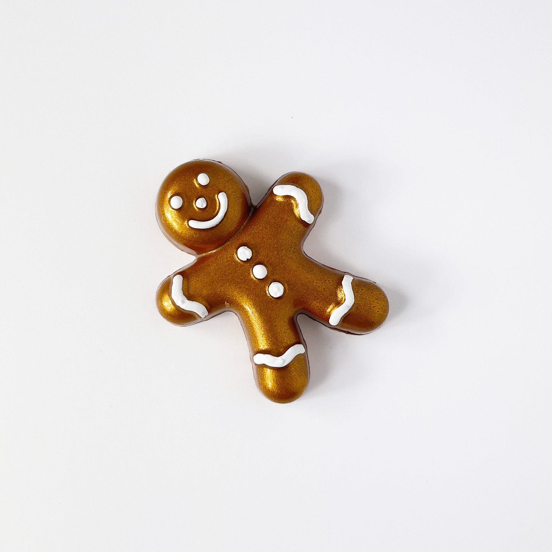 Single chocolate gingerbread man