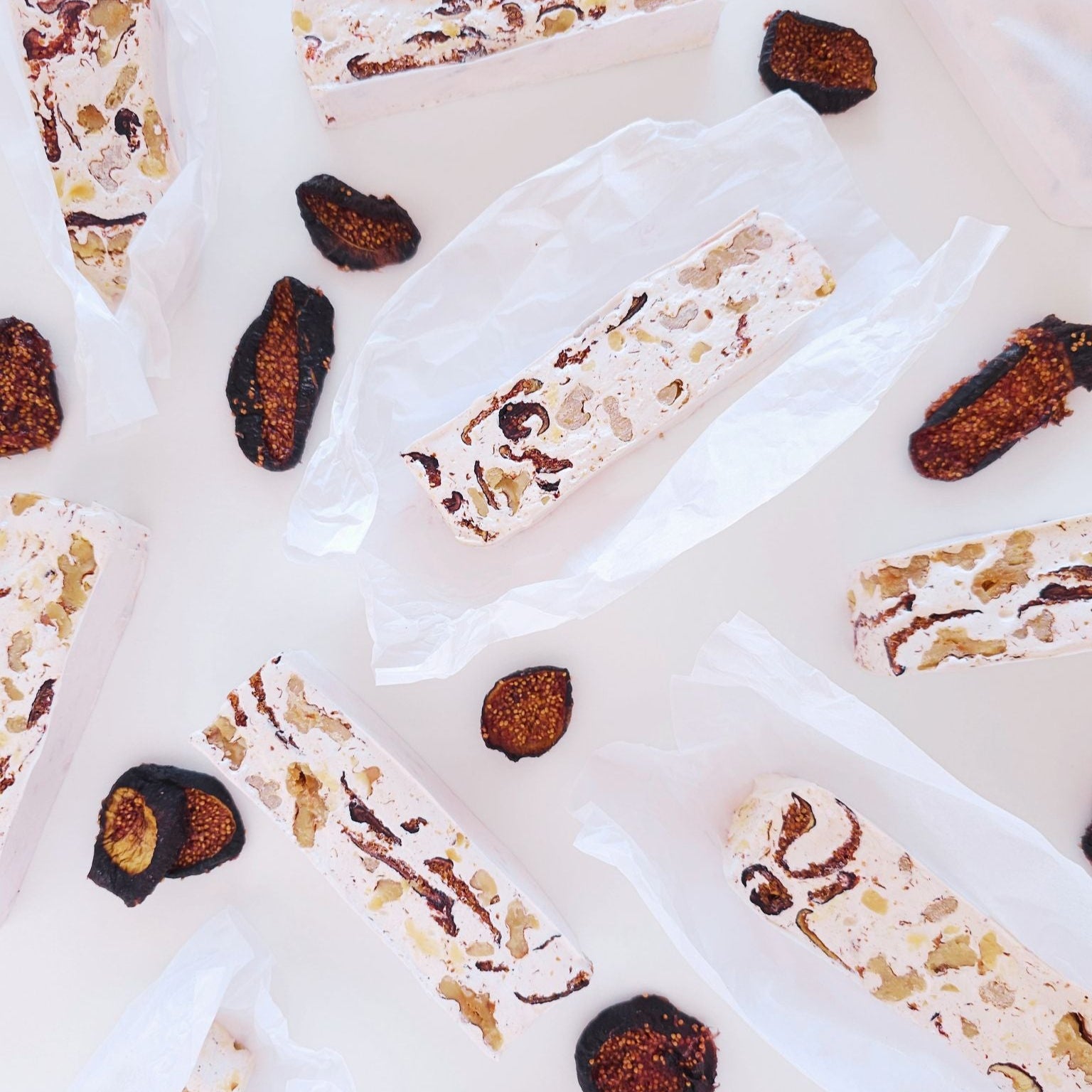 Fig & Walnut Honey Nougat Slab