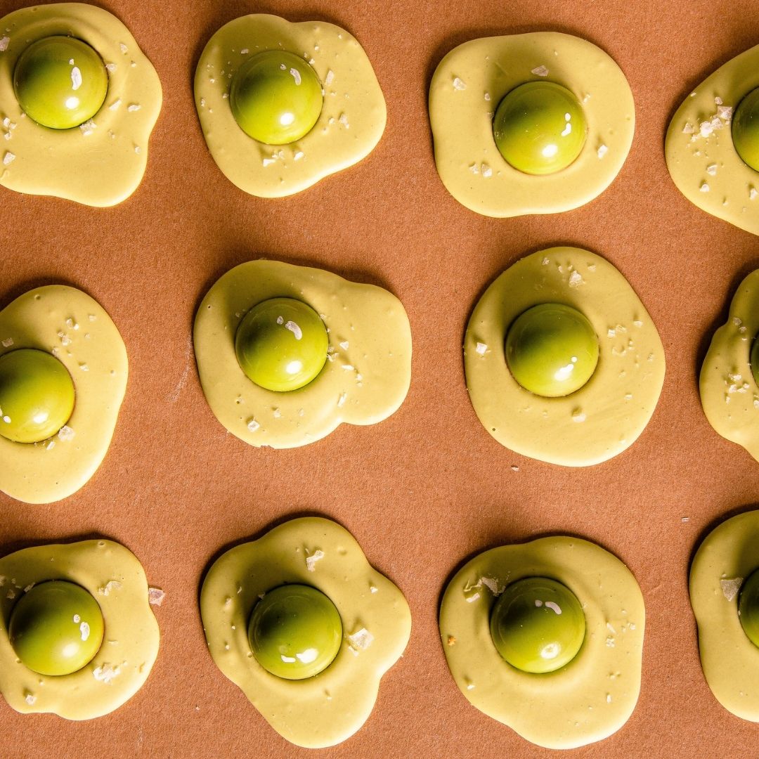 Green Fried Eggs