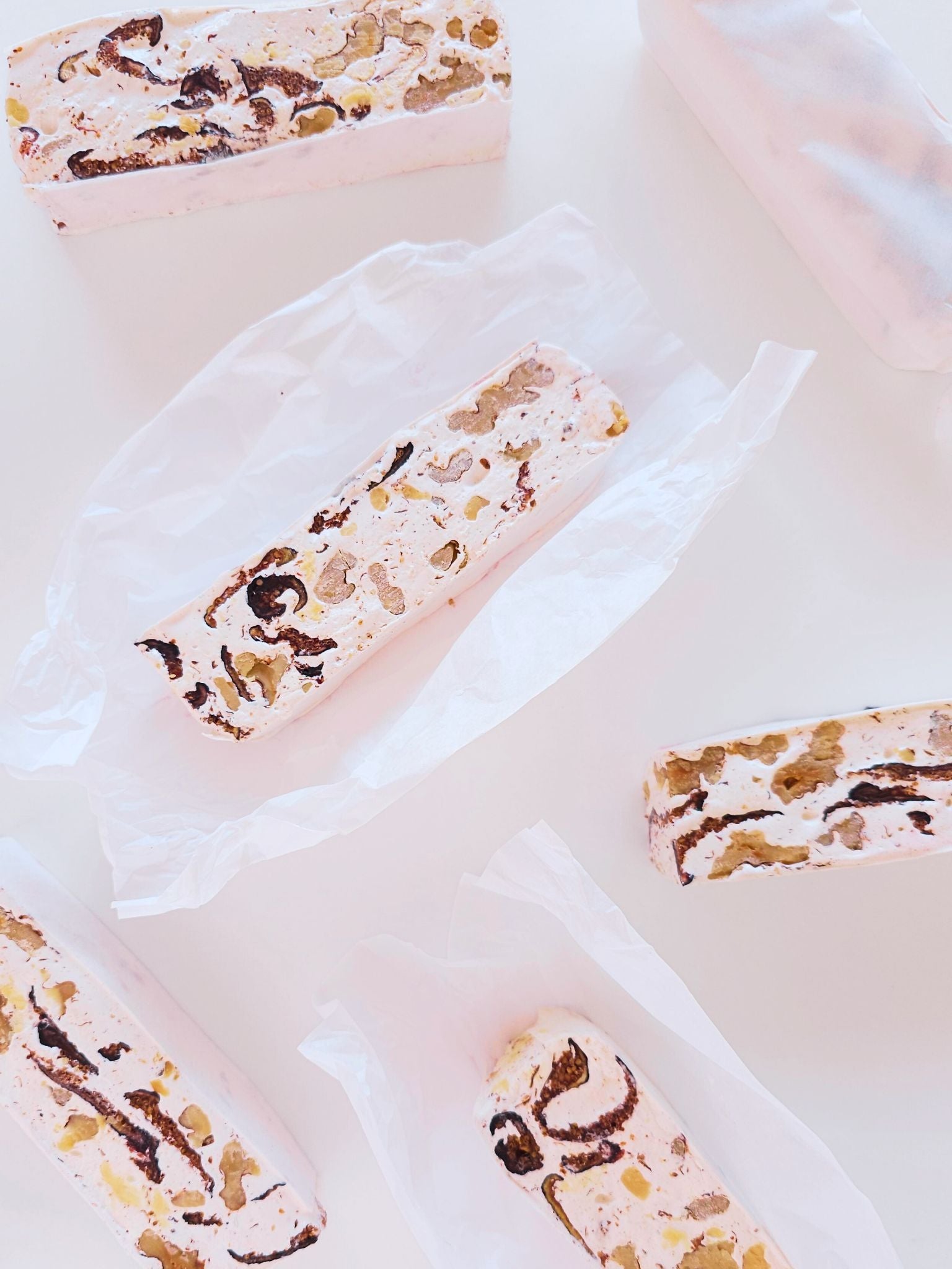 Fig & Walnut Honey Nougat Slab