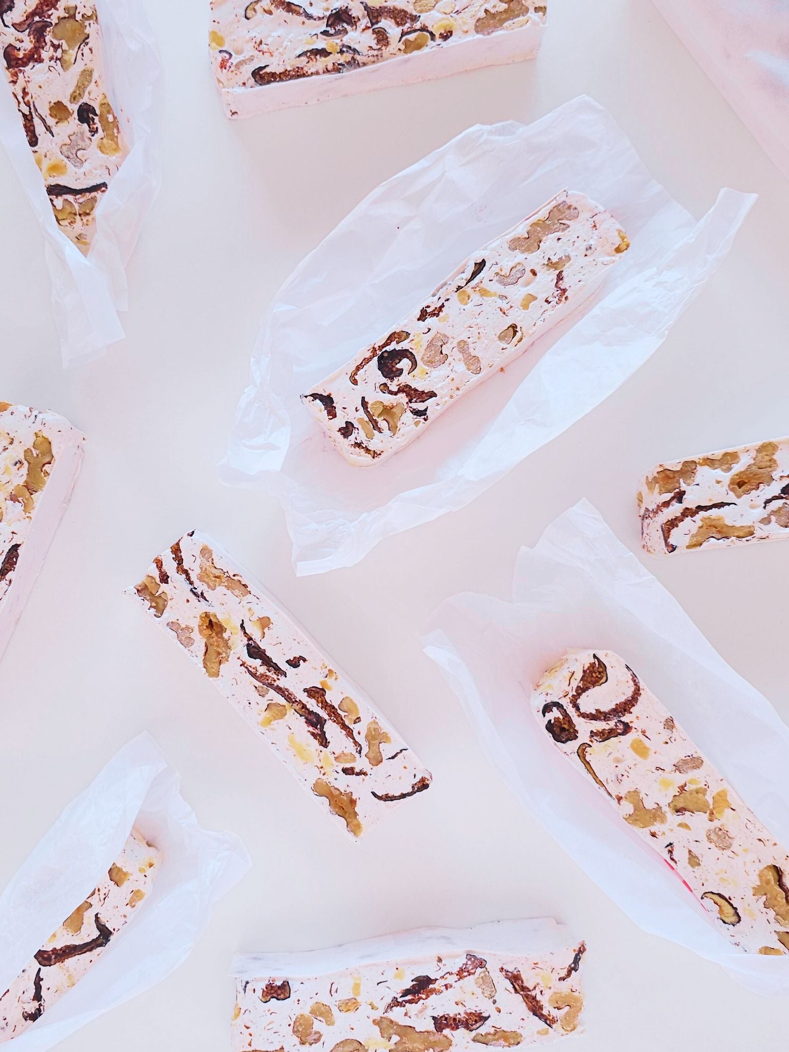 Fig & Walnut Honey Nougat Slab