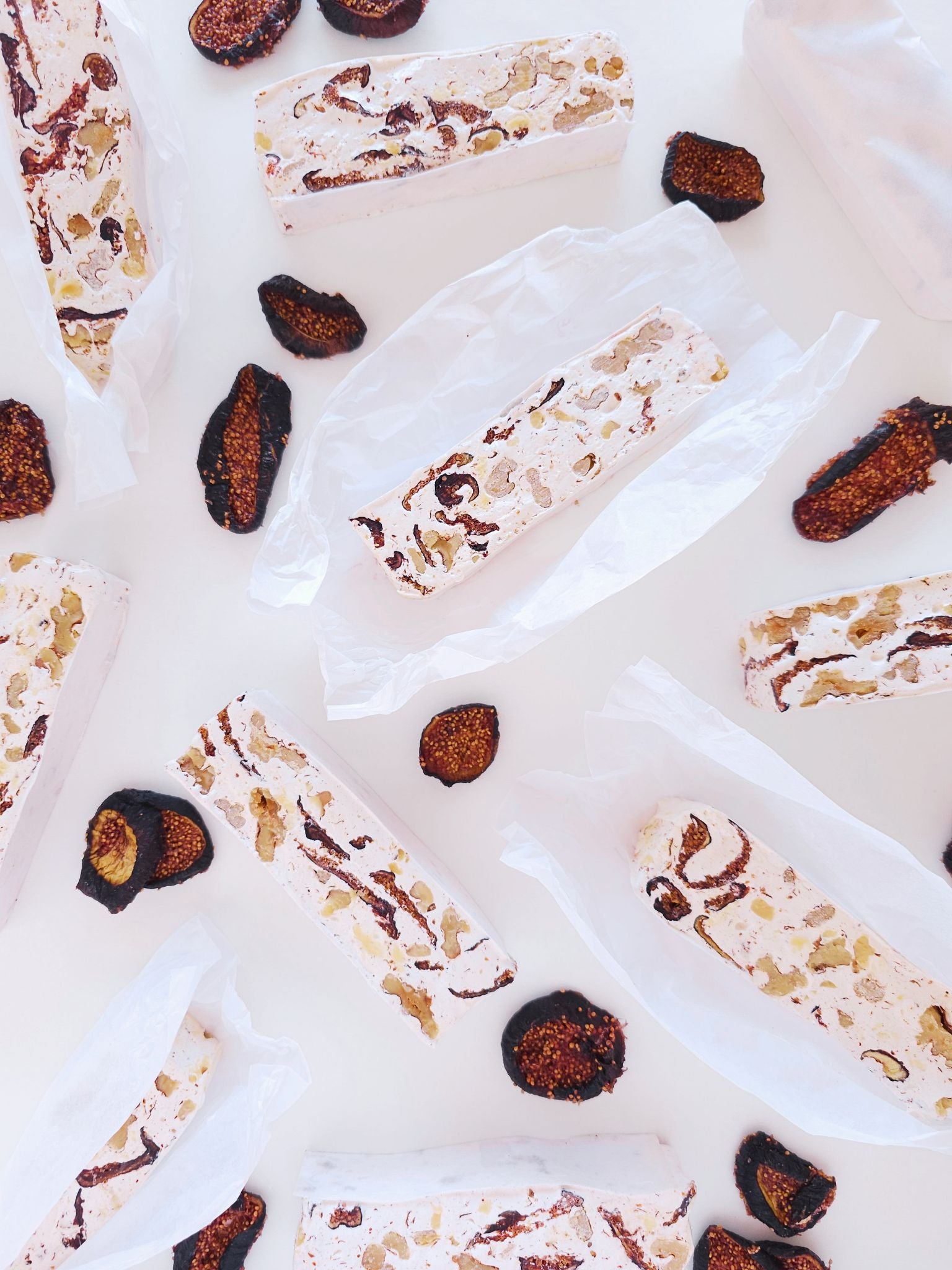 Fig & Walnut Honey Nougat Slab
